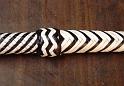 4ft Black and White 24 plait Custom Bullwhip transition knot detail B